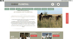 Desktop Screenshot of haras.floreval.fr