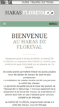 Mobile Screenshot of haras.floreval.fr