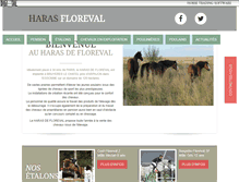 Tablet Screenshot of haras.floreval.fr